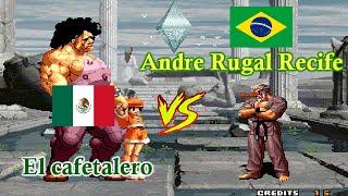 SNK vs. Capcom - SVC Chaos Super Plus - El cafetalero vs Andre Rugal Recife FT5