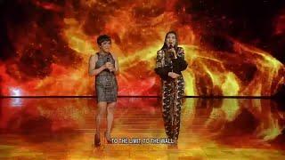 Lani Misalucha and Donita Nose burn the Wowowin stage with Through the Fire