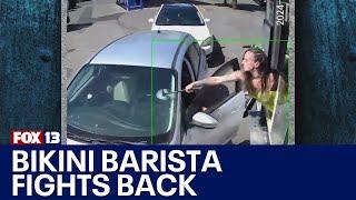Seattle bikini barista responds to customers threats by smashing windshield  FOX 13 Seattle
