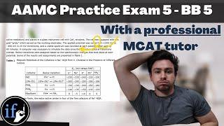 MCAT Bio & Biochemistry Walkthrough with Professional Tutor  AAMC Practice Exam FLE 5 BB 5