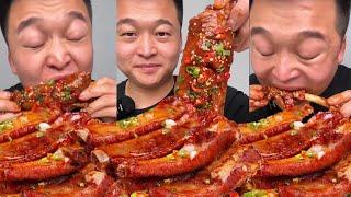 Asmr Chinese Food Mukbang Super spicy lamb chops 목소리도 좋고 진짜같아