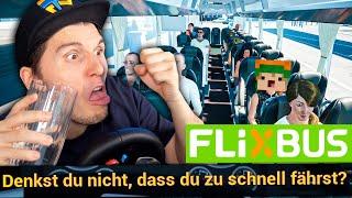 Fahrgast mit über 1.000.000 ABOS pöbelt rum  Flixbus Fernbus Simulator