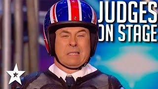 Judges ON STAGE Best Funny Moments on Britains Got Talent  Got Talent Global