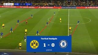 Dortmund vs Chelsea Tactical Analysis - How Chelsea Improved in the Second Half