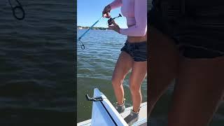 Girl Catches Ladyfish on Tiny Hook