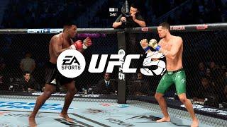 UFC 5 - *BOXING BATTLE* - Mike Tyson Vs Nate Diaz FULL FIGHT PS5