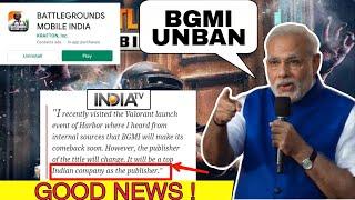 Bgmi unban date  bgmi unban in india  good news