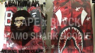 BAPE x BLVCK - Exclusive CAMO SHARK FULL ZIP HOODIE Review + Outfit Ideas