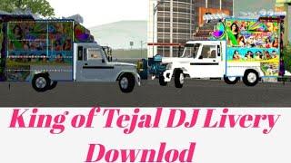 King of Tejal Sound Livery Downlod bus indonesia Rajasthani Dj mod