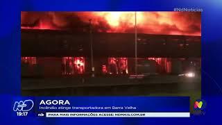 Incêndio atinge transportadora o incidente ocorreu em Barra Velha na noite de hoje