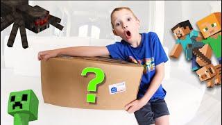 8 Year Old BEST MINECRAFT BOX OPENING EVER