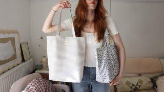 HOW TO SEW A CLASSIC TOTE BAG - NO OVERLOCKER NEEDED BEGINNER FRIENDLY PROJECT  MsRosieBea