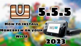 How To Install Homebrew On Your WII U 5.5.5 Using Tiramisu