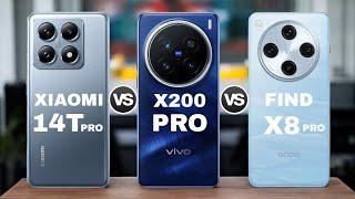 Xiaomi 14T Pro 5G Vs Vivo X200 Pro 5G Vs Oppo Find X8 Pro 5G