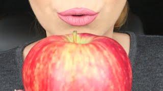 EATING APPLE  - ASMR Eating Sounds No Talking  SaltedCaramel Life