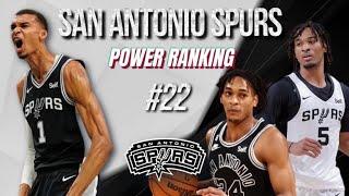 Preseason Power Rankings #22 San Antonio Spurs