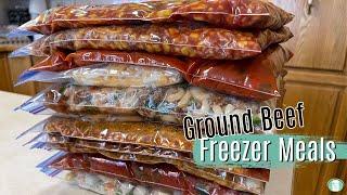 9 EASY Ground Beef Freezer Meals  Make Ahead Dinners