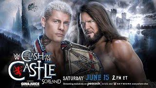FULL MATCH - AJ Styles vs. Cody Rhodes – I Quit Match WWE Clash at the Castle 2024