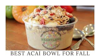 Frozen Pumpkin Pie Acai Bowl