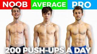 3 Guys Do 200 Push ups a Day For 30 days These Are The Results