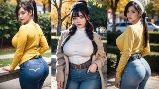 Cardigan Winter Sweater Fashion Photoshoot 4K Ai Art Indian Model Lookbook Chubby Girl