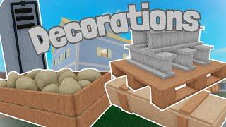 Lumber Tycoon 2 - 10 Decorative things to build around your base