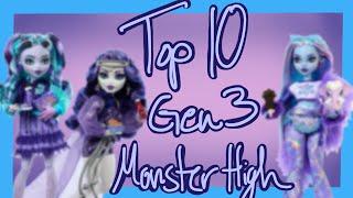 Top 10 BEST G3 Monster High Dolls