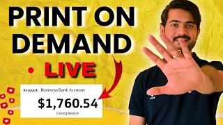 How to Start Print On Demand Business Online From Home Without Any Investment  Rajat Upadhyay -LIVE