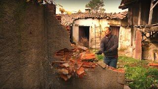 BACK IN ACTION Tackling Stone Walls of Our Abandoned Farm