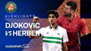 Novak Djokovic vs Pierre-Hugues Herbert   Round 1  French Open 2024 Extended Highlights 