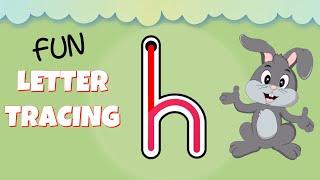 How to Write the Lowercase Letter h - Lowercase Alphabet for Kids