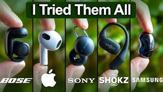 Best OPEN Earbuds 2024 Tested & Compared - Bose vs Sony vs AirPods vs Shokz..