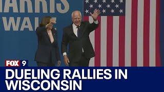 JD Vance Gov. Tim Walz and Kamala Harris to campaign in Wisconsin