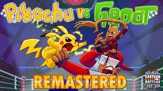 Pikachu vs Groot Remastered - Cartoon Beatbox Battles