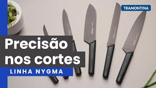 Como cortar alimentos com mais facilidade utilizando as facas Nygma?  Tramontina