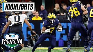 Purdue vs. Michigan  Highlights  Big Ten Football Championship  Dec. 3 2022