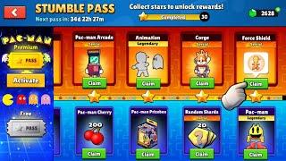 New PAC-MAN STUMBLE PASS is Here  Stumble Guys