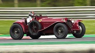 1933 Alfa Romeo 8C 2300 Monza ex Scuderia Ferrari Supercharged Straight-8 Engine Sound