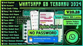 wa gb terbaru 2024  WHATSAPP GB TERBARU 2024 NO PASSWORD  GB WHATSAPP TERBARU 2024  WA GB NO PW