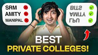 YOUR LAST OPTION - Choose Right Private Engineering College #jee #iit