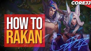 CoreJJ - How to Rakan feat. Tactical  Rakan Gameplay  League of Legends