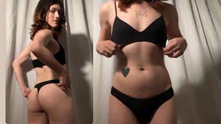 underwear try on haul trans girl without tucking