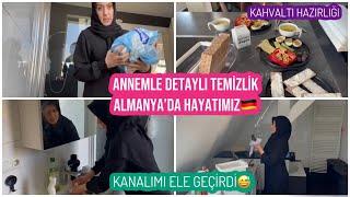 ANNEM’DEN TEMİZLİK VE KAHVALTI HAZIRLAMA VLOG ALMANYA’DA HAYATIMIZ KANALIMI ELE GEÇİRDİ 