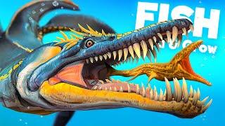 Playing as *NEW* DANGEROUS PLIOSAUR  Feed and Grow