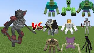 Mutant Wither Skeleton vs Mutant creatures - Mutant Wither Skeleton vs All Mutant mobs - Mob Battle