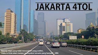 Driving at 4 Toll Road Around JAKARTA  JORR Outer Ring Road - Jagorawi - Inner Ring Road - Janger