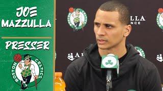 Joe Mazzulla Goes BACK AND FORTH With Reporter after Celtics Win