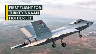 No F-35 no problem as Turkeys fifth-gen fighter jet KAAN takes off