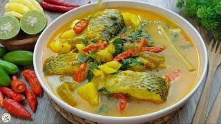 IKAN PINDANG KUAH BUMBU KUNING RASANYA ENAK DAN SEGER BANGET