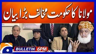 Maulana Fazal-ur-Rehmans statement  Geo News 6 PM Bulletin  30th June 2024